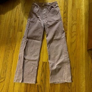 H&M Divided Lavender Corduroy pants